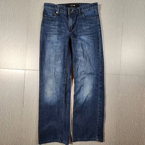 Joe's Jeans Straight Leg Boys Size 12 (27x27) Stretch Dark Wash Blue Denim - Picture 1 of 12