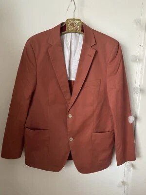 J. Philipp Herren Sakko Rostrot Größe 52 Sk2403 - Bild 1 von 4
