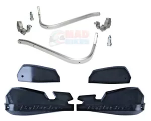 KTM 1290 Adventure S & R Barkbusters Hardware Kit + VPS Hand Guards Black /Black - Picture 1 of 9