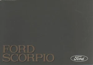 Betriebsanleitung bedienungsanleitung FORD Scorpio Handbuch Bordbuch bj. 1988 - Bild 1 von 1