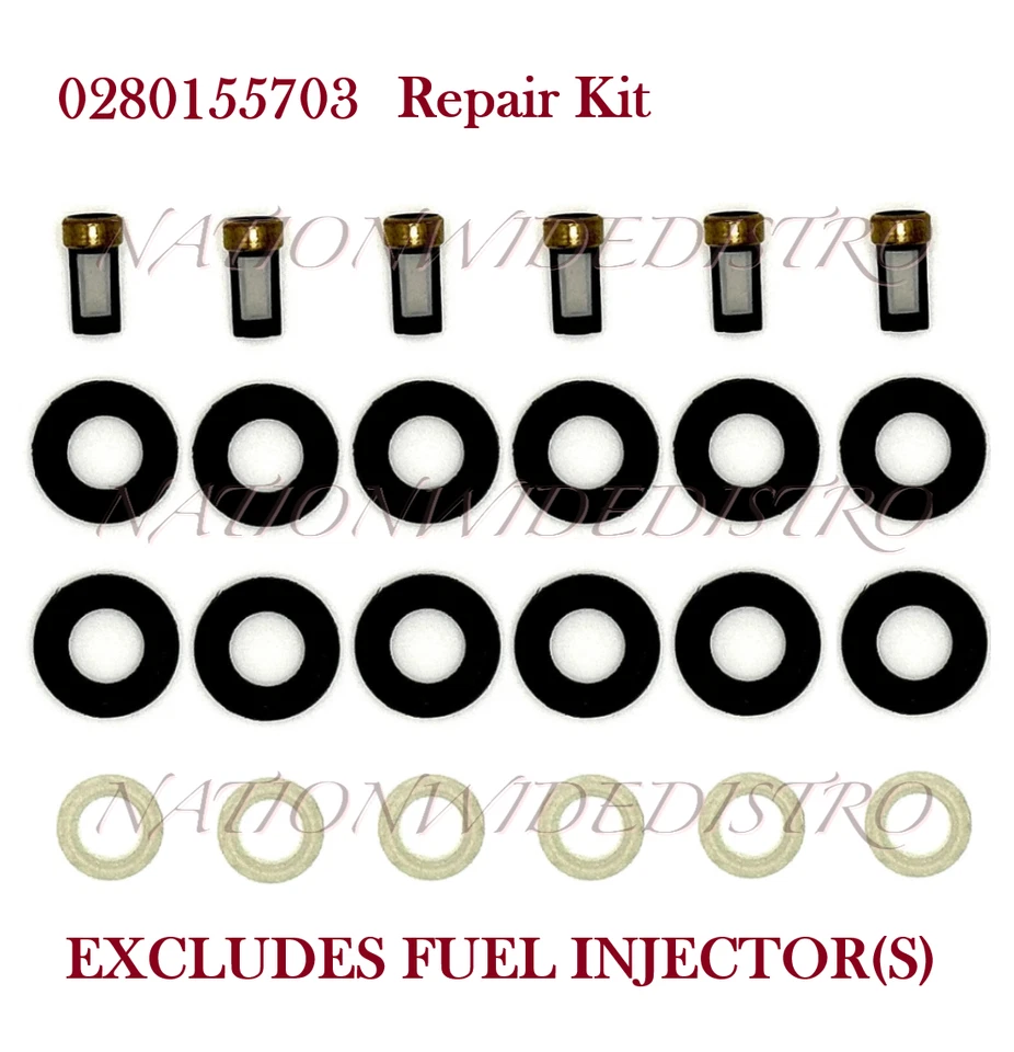 Kit de reparación de inyectores de combustible para 87-98 Jeep Grand Cherokee Wrangler Wagoneer TJ Foto 1 de 1