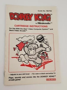 Donkey Kong Nintendo NUR KASSETTE ANLEITUNG Coleco Videospieleinsatz Atari - Bild 1 von 3