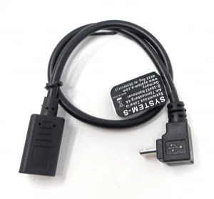 USB 3.1 Cable 25 CM Type C Socket To Micro B Stud Angle Adapter IN - Zdjęcie 1 z 4