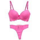 Uk Women Lace Padded Underwired Bra Sets Ladies Underwear Thongs 346840 Abc Cup