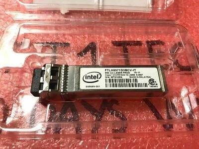 INTEL 10G E65689-001 AFBR-703SDZ-IN2 FTLX8571D3BCV-IT 10GBbase SFP+ X520 60 DÍASWT Foto 1 de 2
