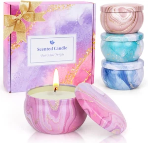 Candles Gift Set for Women, Aromatherapy Candles for Home Scented 4 Pack, 80 Hou - Picture 1 of 12
