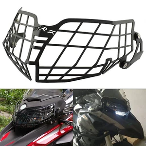 Headlight Headlamp Grille Guard Cover Protector Black For BENELLI TRK 502 X 502X - Picture 1 of 8