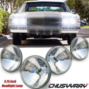 4PCS 5.75 5-3/4" Chrome Headlights Fits Cadillac DeVille 62-74 Calais 65-74 - Bild 1 von 10