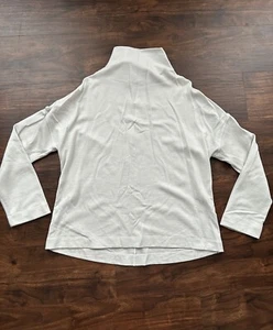 Lululemon Principal Dancer Funnel Neck Sweater Nimbus Merino Wool Size 4 - Picture 1 of 4