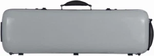 UK Fiberglass violin case Safe Oblong 4/4 M-case Silver - Picture 1 of 12