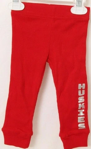 NEW Connecticut UConn Huskies Colosseum Red Leggings Set Infant 6-12 Mo Cover