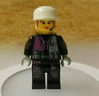 LEGO #6772 Alpha Team Radia Mini FIgure  Female Black Lavender Silver 2001