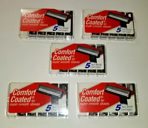 5 5 Pkg Personna Auto Comfort beschichtete Klingen passend für alle Twin Blade Pivot Head... - Bild 1 von 2