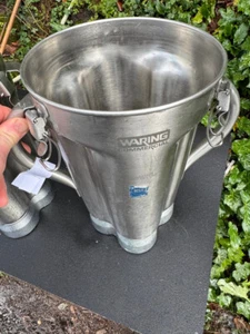 Waring CAC72 1 gal récipient mélangeur inox CB10B avec 2 poignées sans couvercle * garantie - Photo 1/3