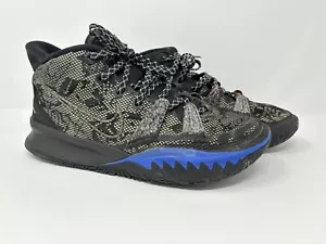 Nike Kyrie 7 (Size 8) Grind Shoes Black/Blue CQ9326-007 Basketball Sneakers Mens - Picture 1 of 12