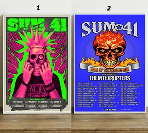 Sum 41 North America Tour 2024 Poster