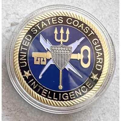 US COAST GUARD INTELLIGENCE Challenge Coin - Image 1 of 3