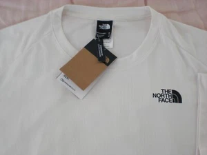 North Face “Shadow” S/S Perf. T-Shirt, NWT - Men’s L, XL + 2XL - White Dune $45 - Picture 1 of 14