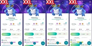 Shiny Nidoking XXL | Opzioni di scambio pokemon | Pokemon Trade Go✨ - Foto 1 di 2