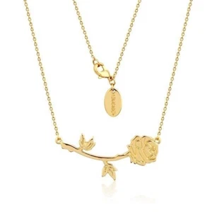 Beauty & The Beast Enchanted Rose Disney Couture Necklace - Picture 1 of 5