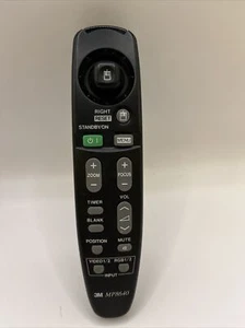 3M MP8640 LCD Projector Remote Control Tested & Working Genuine - Picture 1 of 5
