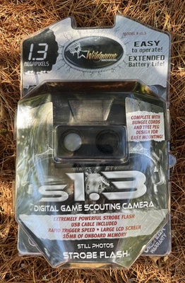 Cámara Trail Wildgame Innovations 1.3 Píxeles Modelo s1.3 Digital Caza LEER Foto 1 de 4