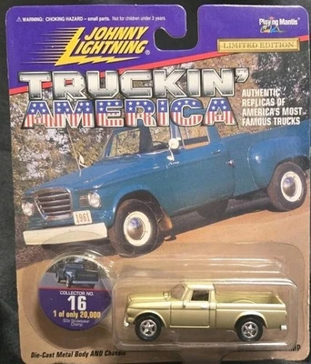 Johnny Lightning - Truckin America - 60 Studebaker Champ CARD - image 1 of 2