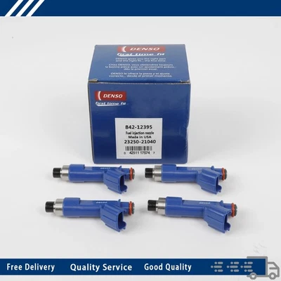 Inyectores de combustible 23250-21040 DENSO 4 PIEZAS aptos para Toyota 2006-2014 Yaris 1,5 L Foto 1 de 4