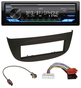 JVC Bluetooth DAB USB MP3 Autoradio für Renault Twingo ab 2015 schwarz - Bild 1 von 9