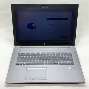 HP ZBook 17 G5 Laptop i7 8750H 2.2GHZ 17.3" FHD 16GB 512GB NVMe P2000 Windows 11 - Picture 1 of 9
