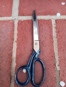 Scissors Unique CLAUSS Fabric Stainless Blade MOLYBDENJM No MDE8 USA 8" Blue USA - Picture 1 of 10