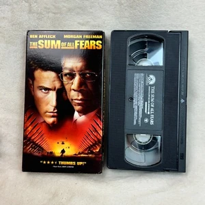 2002 The Sum of All Fears VHS Action Ben Affleck Morgan Freeman - Bild 1 von 2