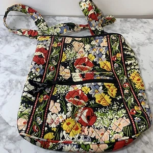 Vera Bradley gesteppte Umhängetasche mit Blumenmuster KLASSISCH 11x11 - Bild 1 von 3