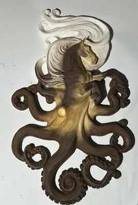 Kylee Parks Nerissa Medallion And Hook Partially Painted Project Artist Resin - Picture 1 of 6