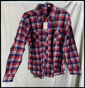 Flanell Aventura Langarm Baumwolle Hemd Herren Large Neu mit Etikett Neu mit Etikett - Bild 1 von 8