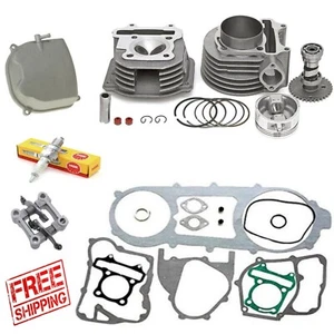 Kit de cilindro y cabeza 63 mm aleación de gran diámetro GY6 150cc ciclomotores rendimiento - Imagen 1 de 7
