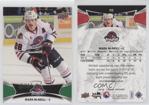 2016-17 Upper Deck AHL Green Mark McNeill #55 Rookie RC