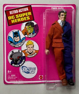 2010 Retro Action DC Super Heroes Two Face Figure by Mattel - Picture 1 of 10