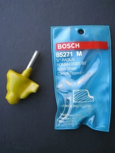 BOSCH 85271M 1/4" de radio de carburo con punta de ogee romano - Imagen 1 de 5