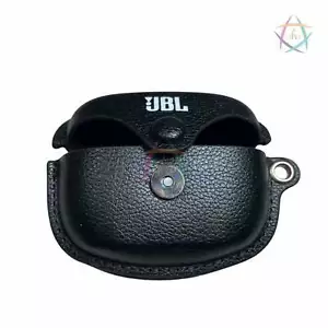 Genuine JBL Wave100 tws Protective Black Leather case with carabiner AU Stock - Picture 1 of 10