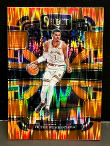 Victor Wembanyama 2023-24 Panini Select Orange Flash Prizm Rookie RC #87 Spurs 2 - Picture 1 of 2