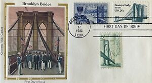 Colorano Silk 2041 Brooklyn Bridge 3 Bridge Stamps Combo 