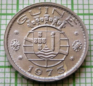 GUINEA BISSAU PORTUGUESE OVERSEAS PROVINCE 1973 10 CENTAVOS Aluminium UNC - Picture 1 of 6