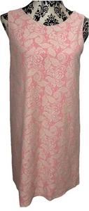 H&M Pink & Cream Sleeveless Summer Dress . Size S - Picture 1 of 5