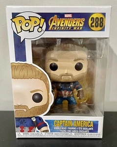 Avengers: Infinity War Captain America Pop! Vinyl Figur #288 Neu im Karton KOSTENLOSER VERSAND - Bild 1 von 6