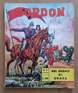 FUMETTO GORDON n.4 del 12 Settembre 1964 NEL REGNO DI URAZA Fratelli Spada. - Photo 1/7
