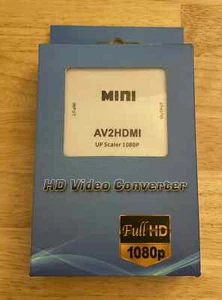 New, Open Box: Mini AV2HDMI Up Scaler 1080P Adapter - Picture 1 of 14