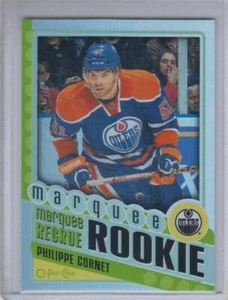 12/13 OPC Edmonton Oilers Philippe Cornet Marquee Rookie Rainbow RC card #572 - Picture 1 of 2