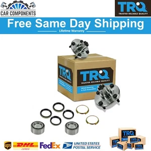 TRQ Front Wheel Hub & Bearing Pair Set Kit for 93-02 Corolla Prizm - Picture 1 of 4