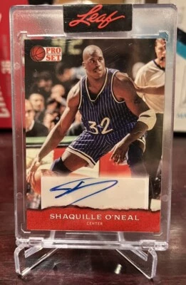 Shaquille O'Neal 2022 LEAF PRO SET SPORTS AUTOGRAPH #PSA-S01 ORLANDO MAGIC! - Image 1 of 2
